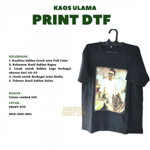 KAOS DTF GUS DUR SARUNGAN