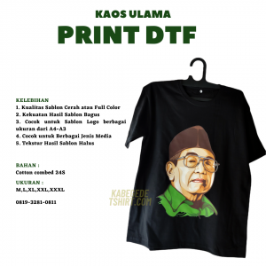 KAOS DTF GUS DUR KARISMATIK