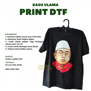 KAOS DTF GUS DUR IMLEK