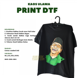 KAOS DTF GUS DUR TAWA